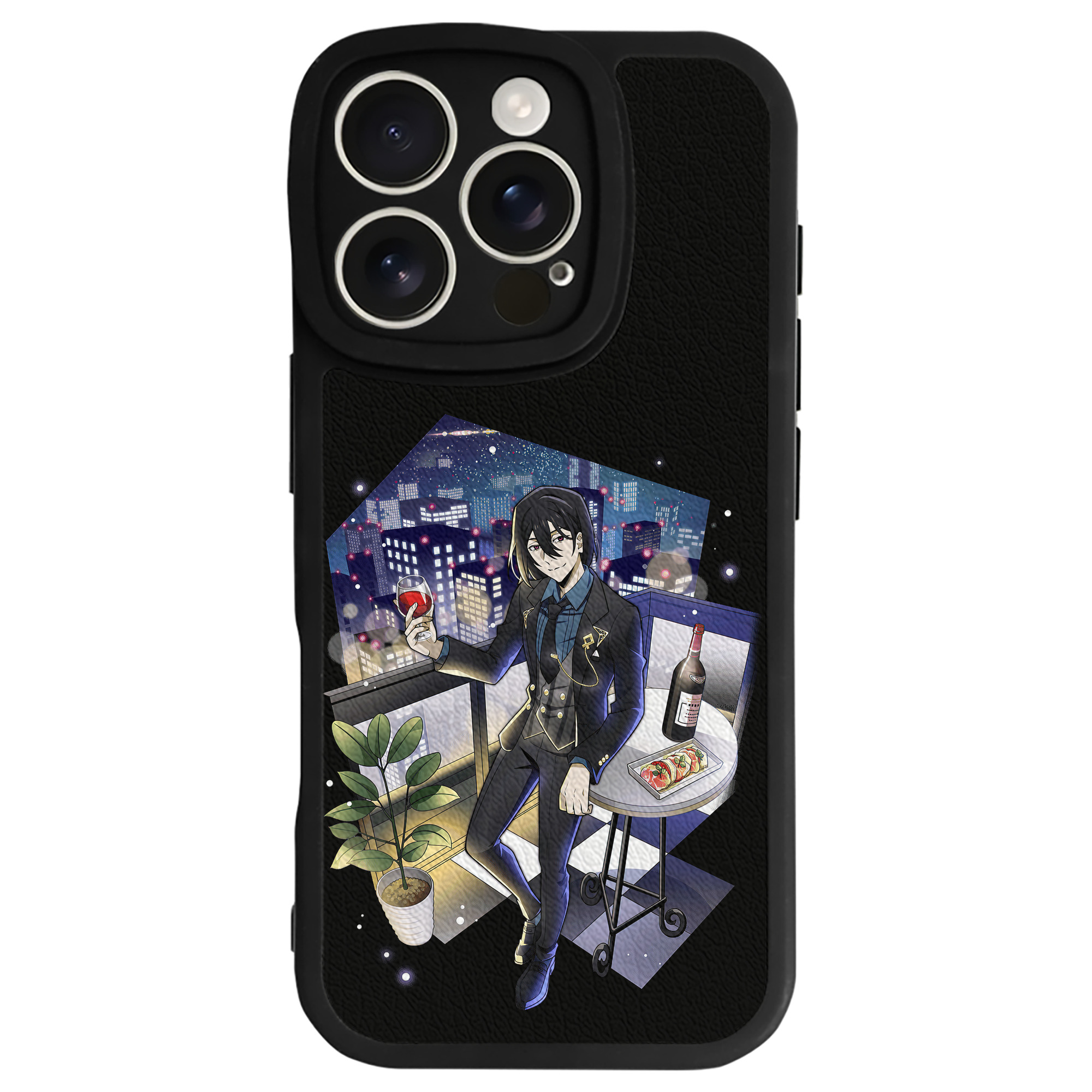 （画像用） 文豪ストレイドッグス Bungo Stray Dogs 【iPhone 16シリーズ対応】シリコンスマホケース（レザー調） 材質：シリコン